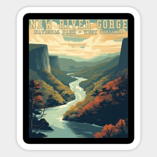 New River Gorge National Par Sticker